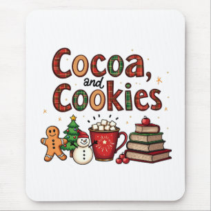 Mousepad Amantes de Natal de Cacau e Biscoitos