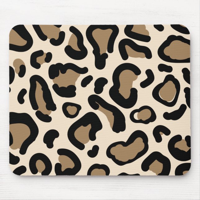 Mousepad Amantes de os animais de padrão de cores Tiger (Frente)