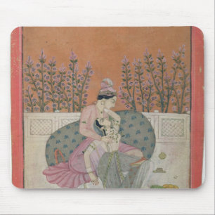 Mousepad Amantes em um terraço, Pahari