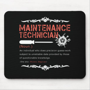 Mousepad Amantes Mecânicas Definição do Técnico de Manu