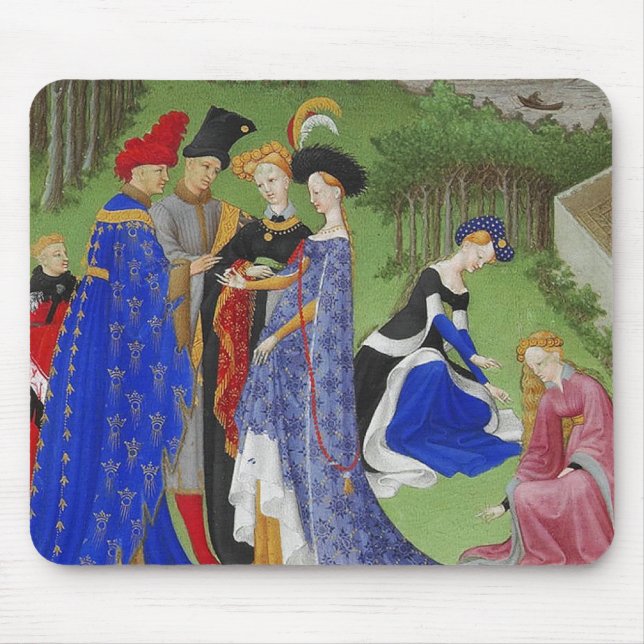 Mousepad Amantes medievais (Frente)