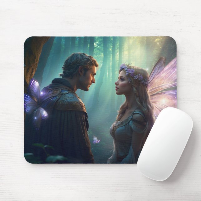 Mousepad Amantes Ocultos da Floresta em Grove (Com mouse)