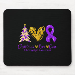 Mousepad Amar Fibromialgia Roxa Roxa Cura Consciência 1