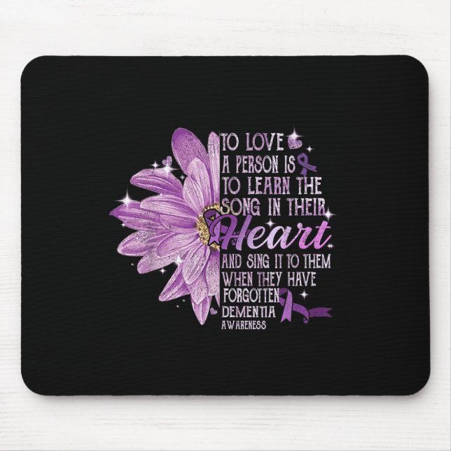 Mousepad Amar Uma Pessoa É Aprender A Música Do Coração Del (Frente)