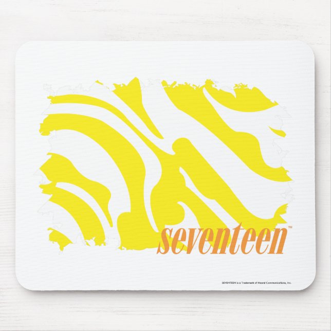 Mousepad Amarelo 2 da zebra (Frente)
