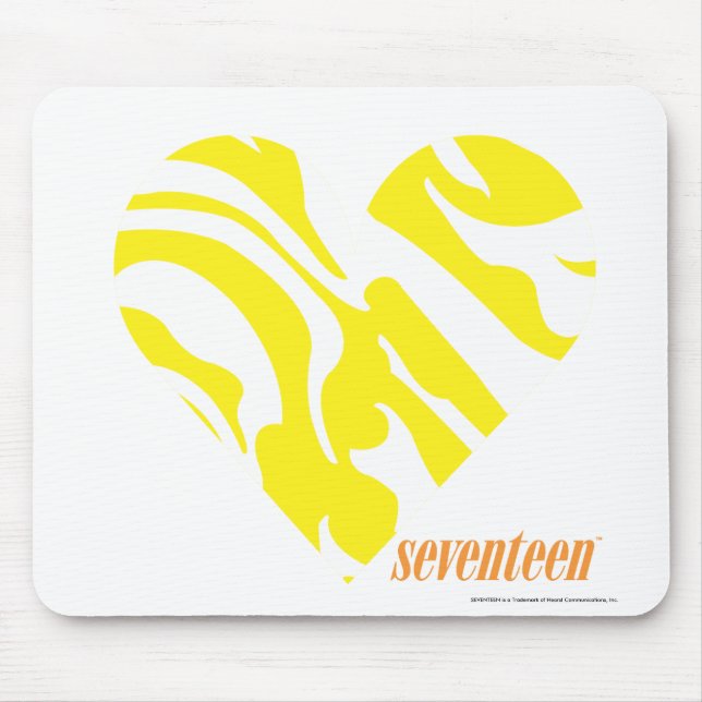 Mousepad Amarelo 4 da zebra (Frente)