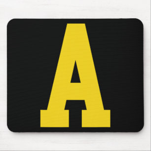 Mousepad Amarelo a' em vermelho para Alvin Costume Hallowee