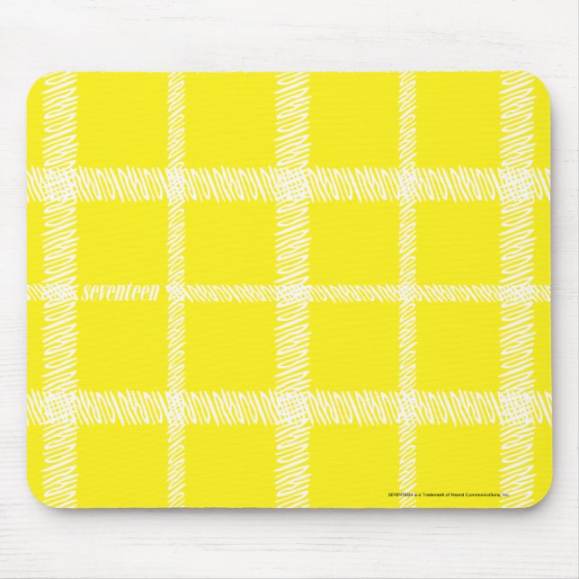 Mousepad Amarelo da xadrez (Frente)