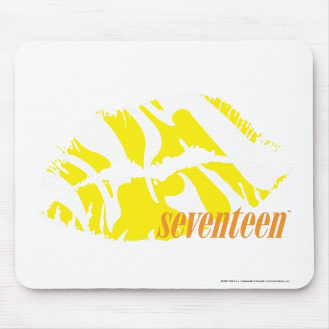 Mousepad Amarelo da zebra (Frente)
