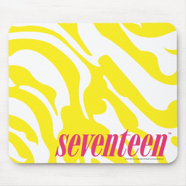 Mousepad Amarelo da zebra (Frente)