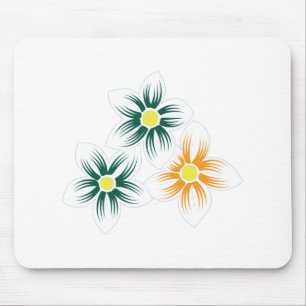 Mousepad Amarelo de Banana, Verde Azul Escuro, decorativo