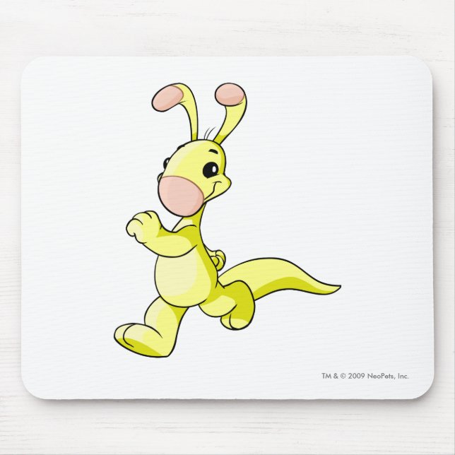 Mousepad Amarelo de Blumaroo (Frente)