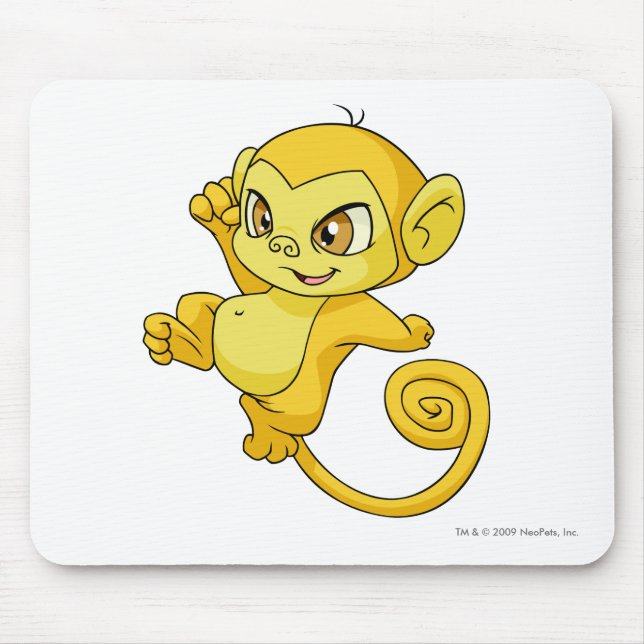 Mousepad Amarelo de Mynci (Frente)