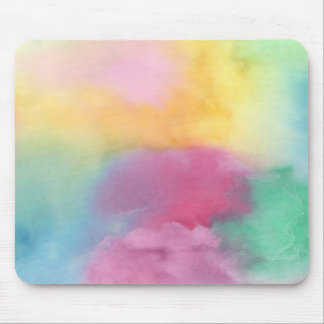 Mousepad Amarelo Nebuloso, Verde, Rosa