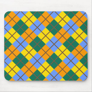 Mousepad Amarelo Verde Azul Laranja