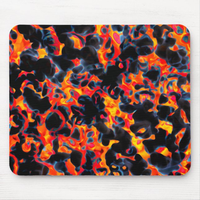 Mousepad Amarelo vermelho preto (Frente)