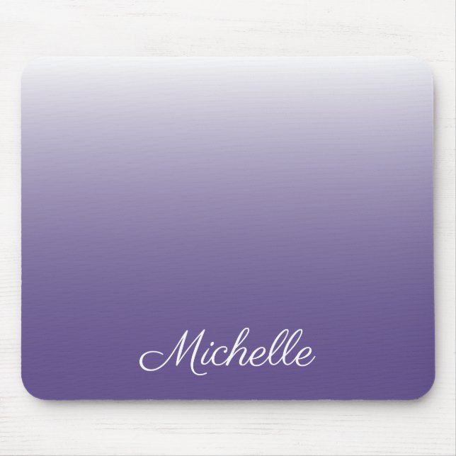 Mousepad Ambre ultra violeta personalizada de gradiente (Frente)