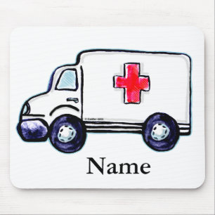 Mousepad Ambulância clássica