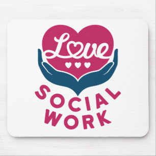 Mousepad Ame a valorização do trabalho social