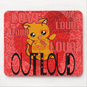 Mousepad Ame Alto - Mais Corações