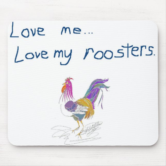 Mousepad Ame-me, Ame Meus Galos (Frente)