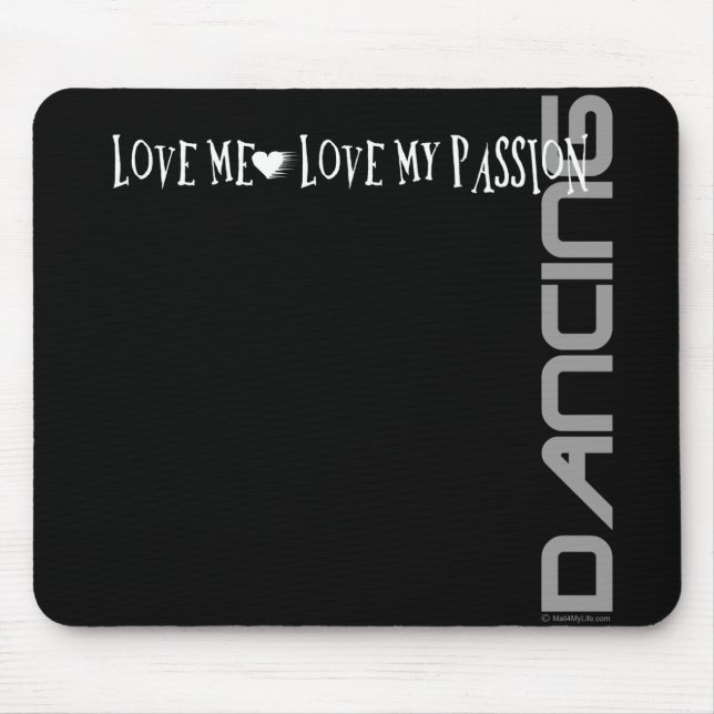 Mousepad Ame-me - ame minha paixão - dança (Frente)