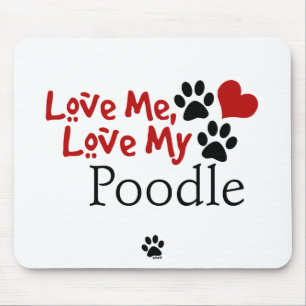 Mousepad Ame-me, ame-o minha caniche