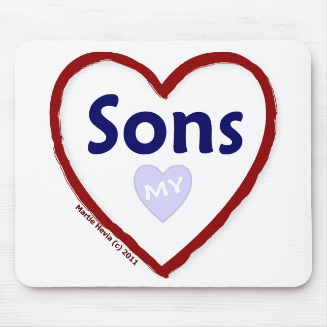 Mousepad Ame meus filhos (Frente)