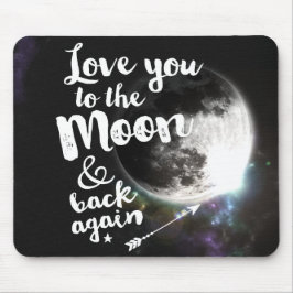 Mousepad Ame-o à lua & à parte traseira outra vez • Design