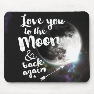 Mousepad Ame-o à lua & à parte traseira outra vez • Design