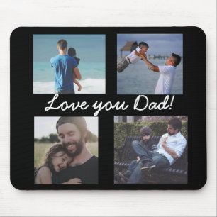 Mousepad Ame-o pai, tapete do rato personalizado da foto