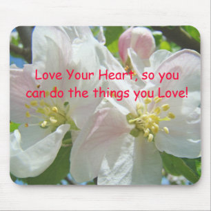 Mousepad Ame seu coração assim que você pode fazer as