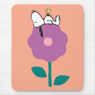 Mousepad Amendoins   Apito De Esnoopia E Flor De Madeira
