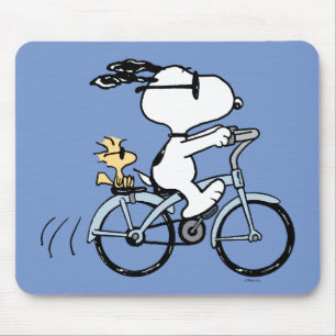 Mousepad Amendoins   Bicicleta Snoopy & Woodstock