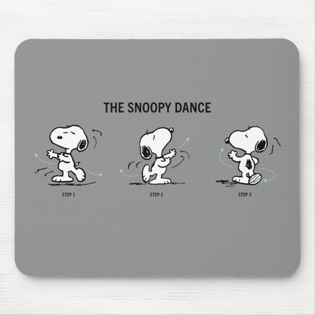 Mousepad Amendoins | Dança De Snoopy (Frente)