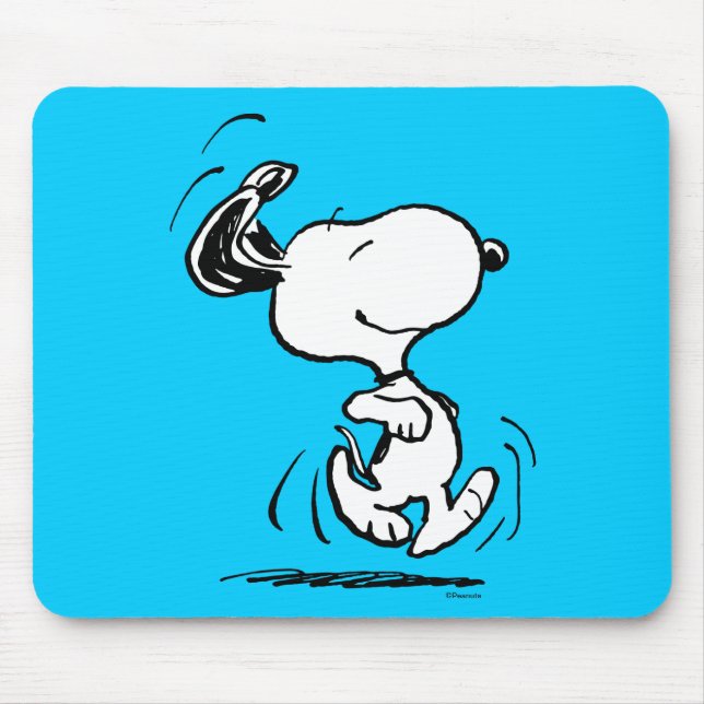 Mousepad Amendoins | Dança Feliz Snoopy (Frente)