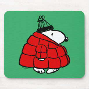Mousepad Amendoins   Jaqueta Snoopy Red Puffer