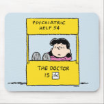 Mousepad Amendoins | Lucy & the Doctor In<br><div class="desc">A Lucy é a rapariga magricela,  mandão e opinada que aborrece a maioria dos outros personagens da banda desenhada,  particularmente o Linus e o Charlie Brown. Veja este design de amendoins bonitinho com Lucy e seu ponto de orientação.</div>