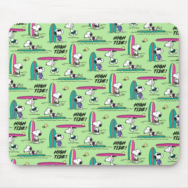 Mousepad Amendoins | Padrão de alto nível do oceano de espi (Frente)