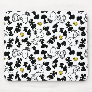 Mousepad Amendoins Padrão de sombra de espinheiros e de m