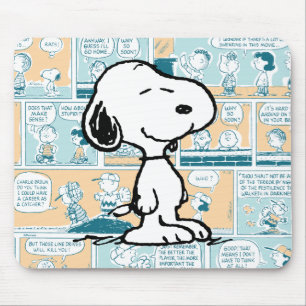 Mousepad Amendoins   Padrões de banda desenhada Snoopy