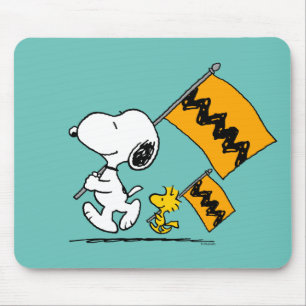 Mousepad Amendoins   Sinalizadores de Snoopy & Woodstock