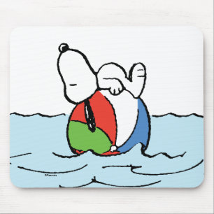 Mousepad Amendoins   Snoopy Beach Ball Beach