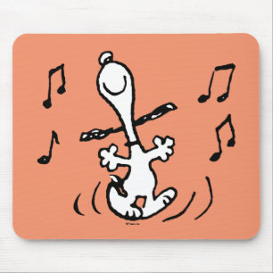 Mousepad Amendoins   Snoopy Dancing