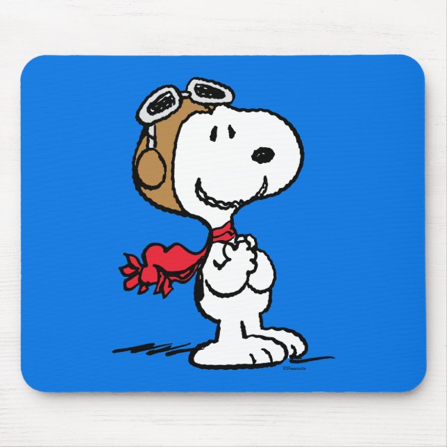 Mousepad Amendoins | Snoopy O Áce Voador (Frente)