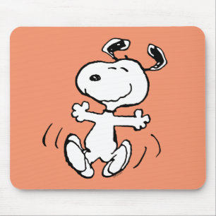 Mousepad Amendoins   Uma dança feliz snoopy