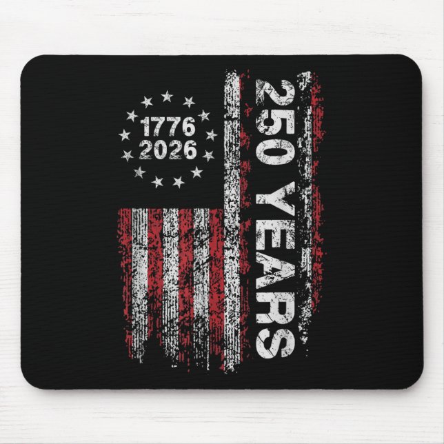 Mousepad América 250º Aniversário Bandeira Americana 250 An (Frente)