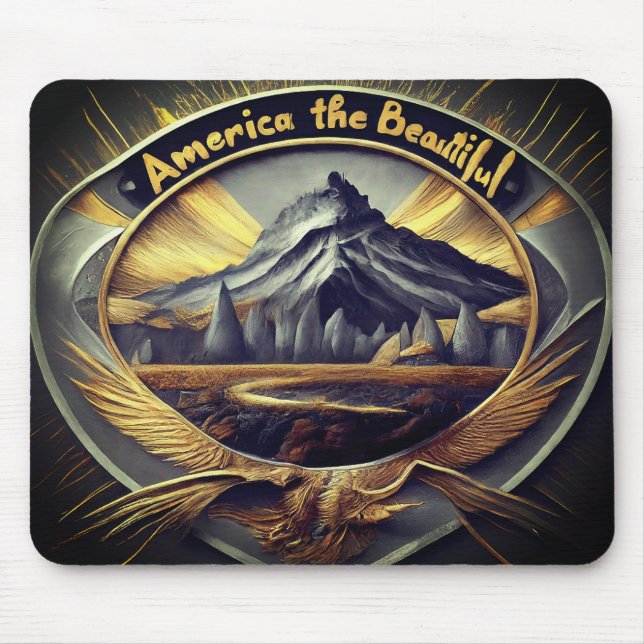 Mousepad América, a beleza (Frente)