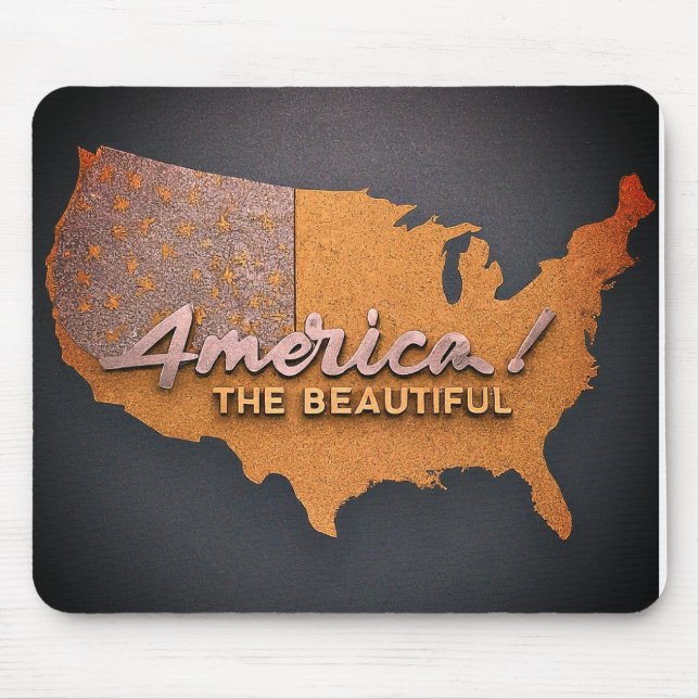 Mousepad América, a beleza (Frente)