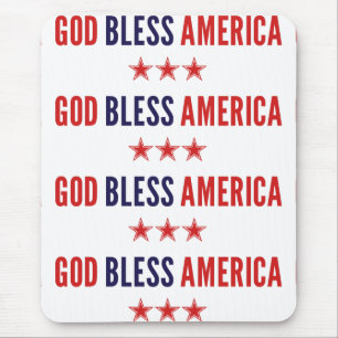 Mousepad América Deus abençoe